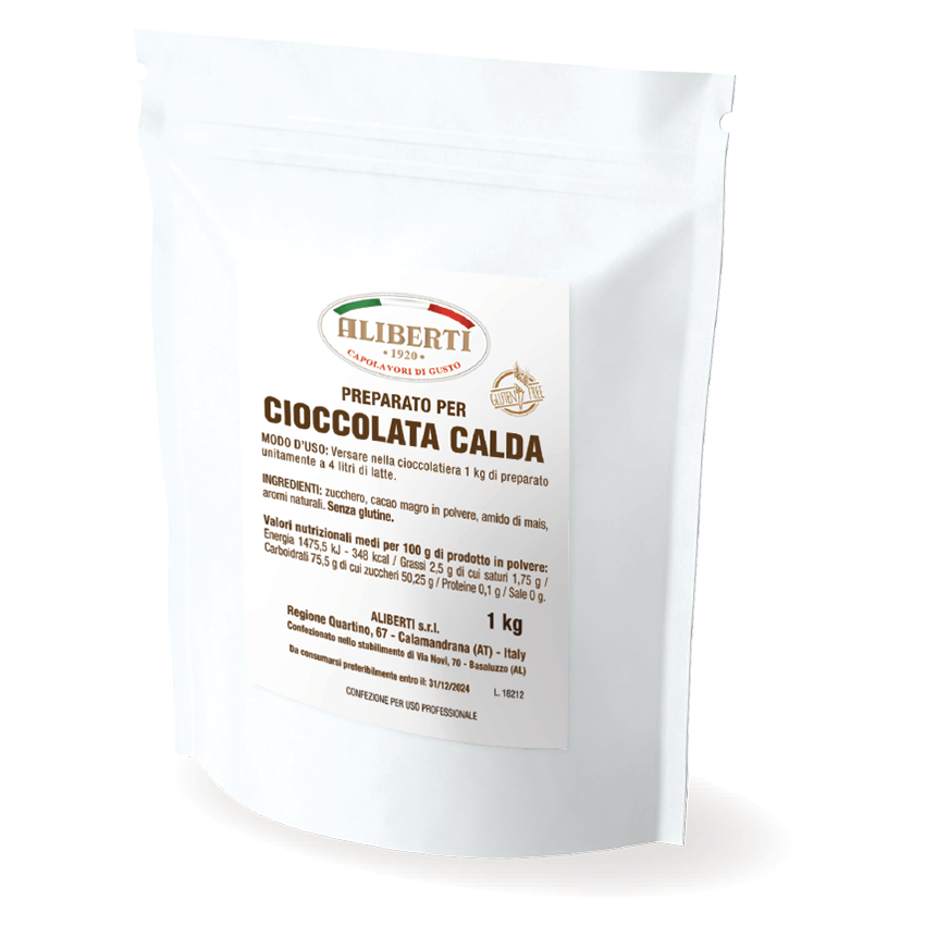 Preparato per cioccolata calda